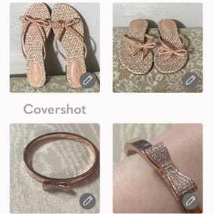 Kate Spade New York flats 9M+NEW rose tone bangle+4 Kate♠️NY🎁tags